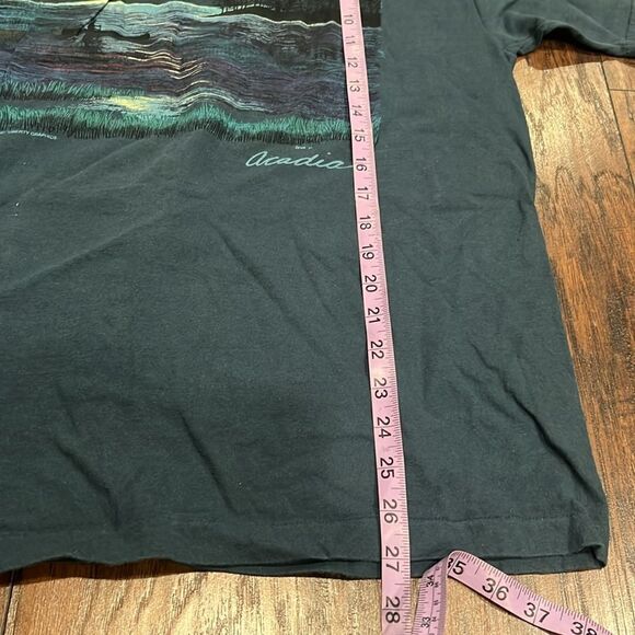 ACADIA NATIONAL PARK VTG t shirt Bar Harbor MAINE Hanes beefy -T Tee Large 1992 - Picture 11 of 11